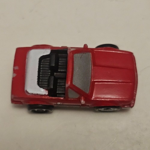 Micro Machines BMW 3 series Cabriolet Red (Funrise?) Variant Grill Side Window - Picture 7 of 8