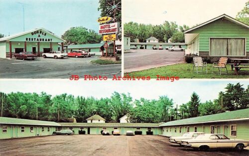 OH, Fremont, Ohio, Double A Motel & Restaurant, Multi-View, Dexter No 13400-C