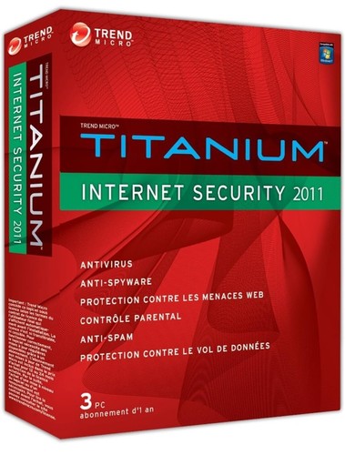 Trend micro titanium internet security 2011 - 1 an / 3 postes - Zdjęcie 1 z 1