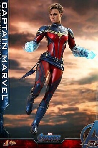 Stock Nuevo Hot Toys MMS575 Avengers: Endgame 1/6 Capitán Marvel Figura de Acción - Imagen 3 de 5