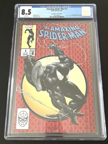 Amazing Spider-Man #1 Marvel Comics, 6/22 Black Flag Comics Edition CGC 8.5