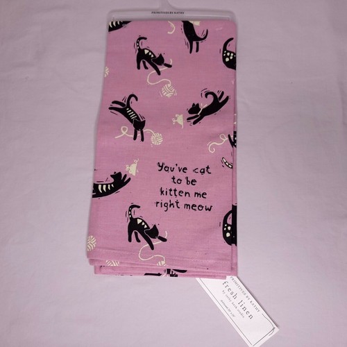 Kitchen Towels for Kitty Cat Lovers Set of 2 Gift Kittens Crazy Cat Lady - Picture 2 of 7