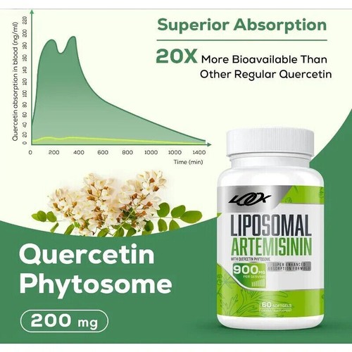 Cápsula vegetal artemisinina liposomal - Imagen 3 de 8