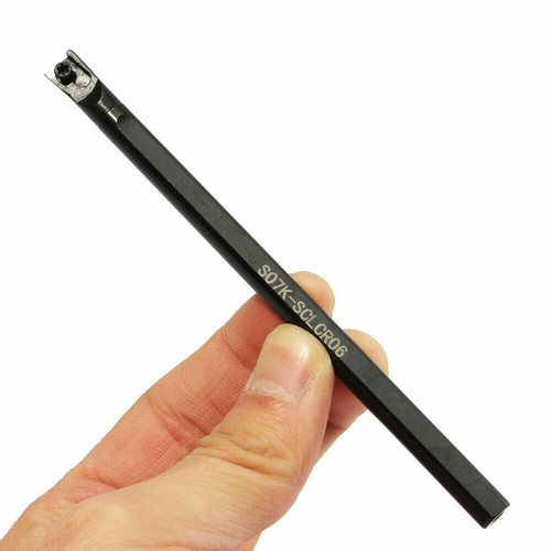 S07K-SCLCR06 7mmx125mm inner hole boring bar turning tool for CCMT06 inserts - Picture 8 of 11