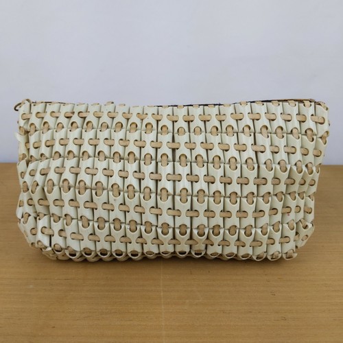 PlasticFlex Purse Vintage 1940s Plastic Tiled Bag