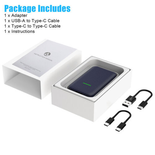 Carlinkit 4.0 Wireless Android-auto Adapter Wireless Apple-carplay Ai Box 0.15W - Foto 11 di 11