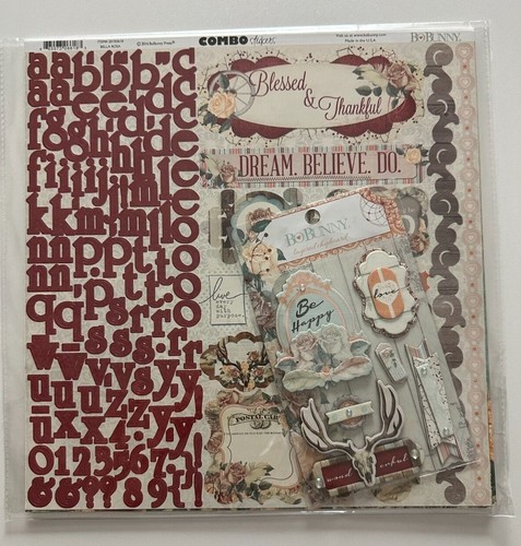 Kit de álbum de recortes casero Bo Bunny 12 x 12 - Variaciones disponibles - Tú eliges - Imagen 66 de 127