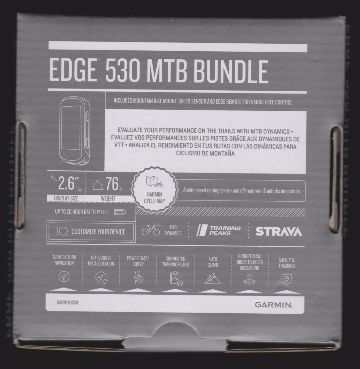 Garmin Edge 530 GPS Computer - Mountain Bike Bundle