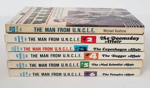 The Man From UNCLE Paperback Lot (1-6) U.N.C.L.E - Vintage 1st Printings - Picture 2 of 11