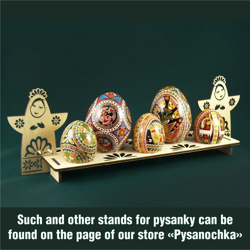 Soporte de acrílico pysanka para 13 huevos de Pascua de pollo. Pysanky - Imagen 9 de 12