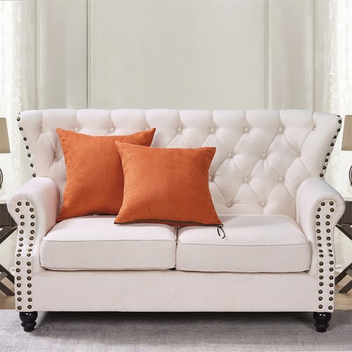 Set of 2 Premium Faux Suede Decorative Throw Pillow Covers Super Soft Pillowcase - Picture 10 of 30