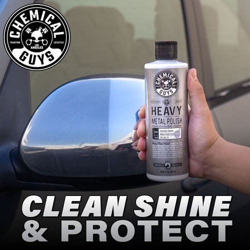 CHEMICAL GUYS LIGHT & HEAVY METAL POLISH SET -RESTORE & PROTECT-CHROME ALUMINIUM - Picture 6 of 19