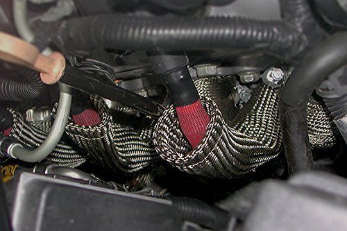 8X 2500℉ Gold Spark Plug Wire Heat Sleeve Protectors Boots Cover LS1/LS2 15.5 cm - Picture 5 of 13