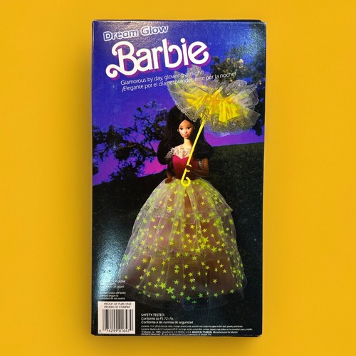 Vintage Dream Glow Barbie Puppe 1985 Superstar selten Latina NRFB Neu in OVP Mattel ⭐️ - Bild 18 von 21