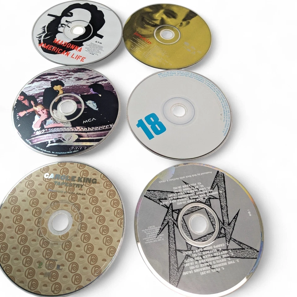 Lot of 24 CDs 80s 90s Various Artists Madonna moby Etta James Metallica Pink Flo Foto 2 de 4