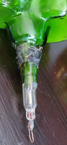 Vintage grüner Glasschädel Skelettköpfe Posten x3 Glühbirne? Schaufensterpuppe Requisite selten - Bild 8 von 20