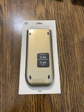 U Brands Protective Calculator Case For Use With TI-84 TI-89 - Gold
