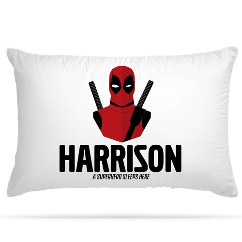 Personalised Superhero Themed Pillow Cover Customisable Bedroom Decoration - Picture 7 of 98