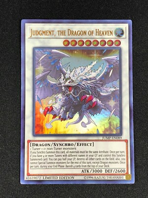 #ad YUGIOH JUDGMENT THE DRAGON OF THE HEAVEN JUMP EN089 ULTRA $3.60