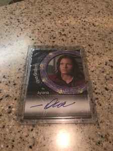AUTOGRAPH-CARD-Stargate-SG-1-A-41-Ona-Grauer-as-Ayiana
