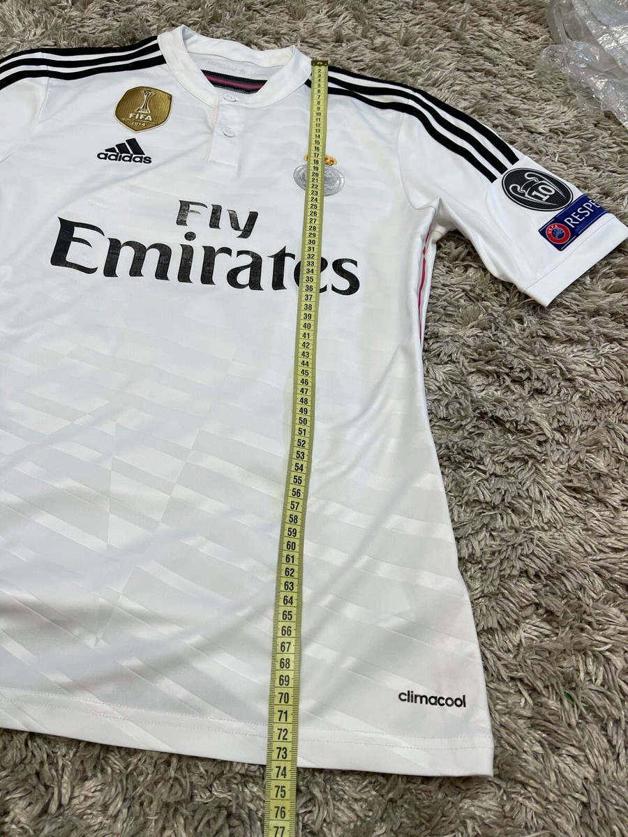 REAL MADRID 2014 2015 HOME FOOTBALL SHIRT JERSEY ADIDAS #8 REAL MADRID 2014 2015 HOME FOOTBALL SHIRT JERSEY ADIDAS #8