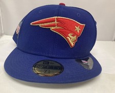 New England Patriots Americana Side Patch New Era 59Fifty Fitted Hat Cap 7 1/4