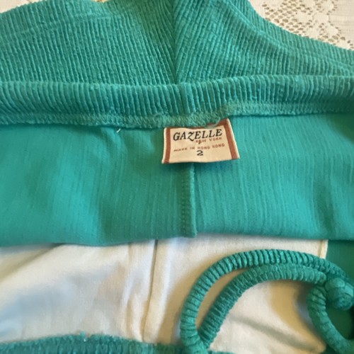 NEW Gazelle New York Vintage Men’s Swim Bikini Brief Size 2 Sea Green Turquoise - Picture 4 of 7