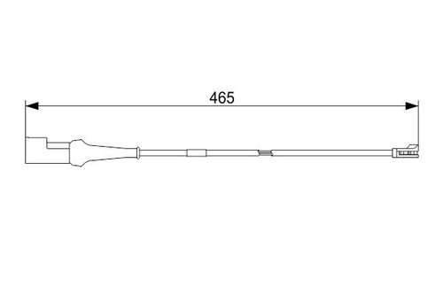 Warnkontakt Kabel Bremsbelagverschleiß für Ford Transit Custom V362 Tourneo - Bild 8 von 8