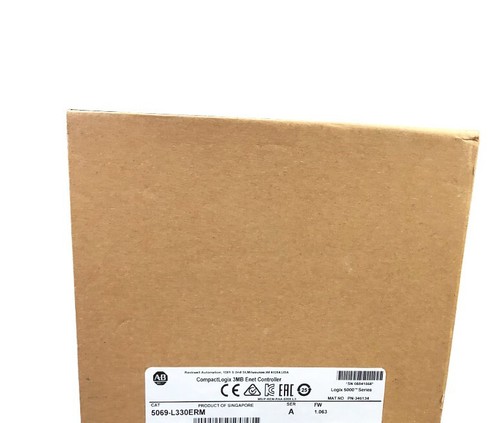 Controlador de movimiento Enet 3MB 5069-L330ERM SER A CompactLogix 5380 nuevo sellado - Imagen 2 de 2