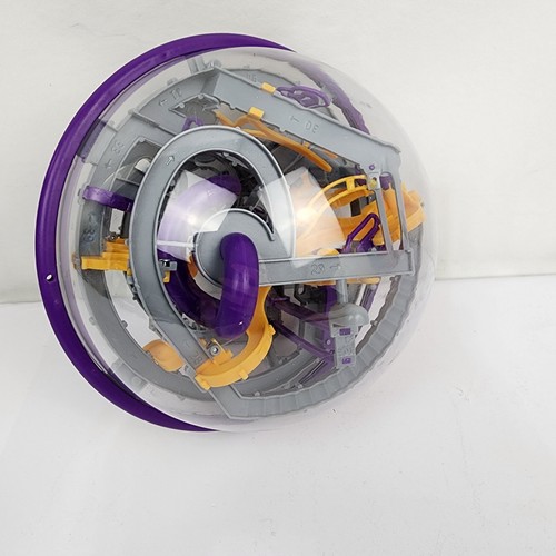 Perplexus 34177 3D Puzzle Ball Maze Game Brain Teaser Toy SpinMaster Purple Gray - Picture 3 of 7