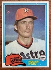 1981 Topps Baseball Card #240 Nolan Ryan | Houston Astros | HOF