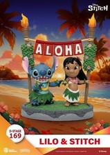D-STAGE - FIGURINE DISNEY - LILO &  STITCH - PVC DIORAMA - NEUF