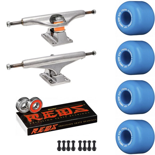 Old School Skateboard Pack Independent Trucks Powell Peralta Wheels, Bones Reds - 第 10/19 張圖片