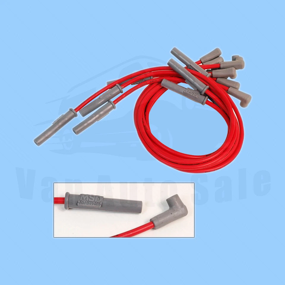 Juego de cables de bujía MSD para Chevrolet 1990-1993 C1500 Foto 2 de 2