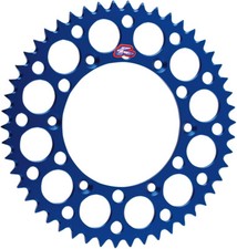 Renthal Ultralight Rear Sprocket 47T Blue 121U-428-47GPBU