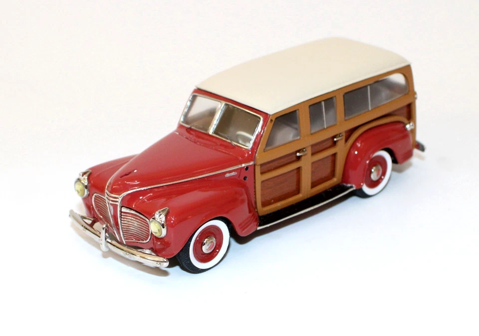 Coches modelo Conquest JM 58 1941 Plymouth Woody Wagon 1:43 sin usar, en caja metal blanco hecho en 30 Foto 2 de 4