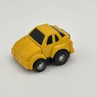 Transformers G2 Autobot Mini Car - Hubcap 1985 Yellow Habro Takara Vintage