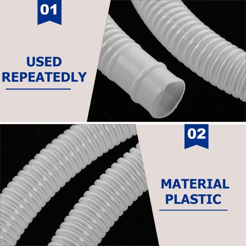 2 Pieces Air Conditioner Drain Kit Replacement Hose Water Outlet Tube Connector - Picture 3 of 12