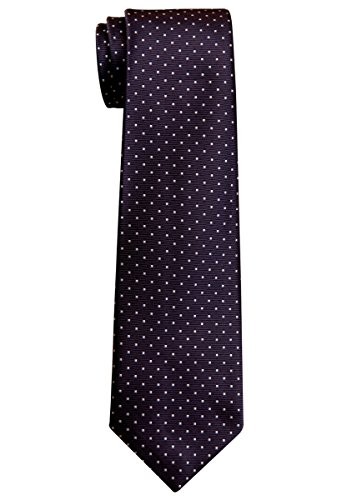 Pin Dots Woven Microfiber Boy's Tie - 8-10 years  - Picture 1 of 3