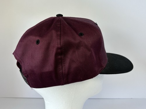 Vintage Texas A&M Aggies Snapback Logo 7 Hat, Maroon and Black, Collegiate - Picture 6 of 11