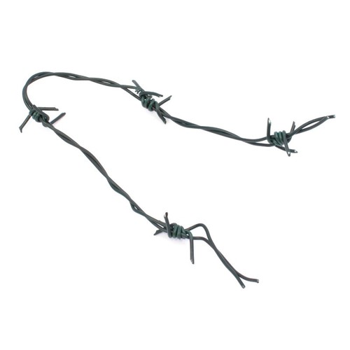 Stacheldraht 1,5 mm x 100 m verzinkt mit PVC-Beschichtung robust wetterfest - Bild 3 von 3