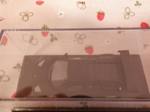 Kyosho Lamborghini Murcielago R-GT 1/64 Diecast Car Black with Case Rare - Picture 2 of 7