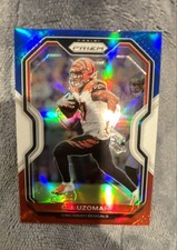 2020 Panini Prizm - C.J. Uzomah #50 Red White & Blue Prizm F200