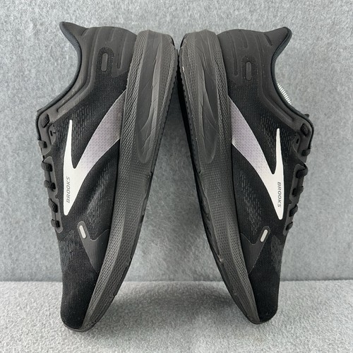Scarpe da corsa Brooks Launch 9 uomo taglia 11,5 EE larghe nere bianche sneakers comode - Foto 8 di 16