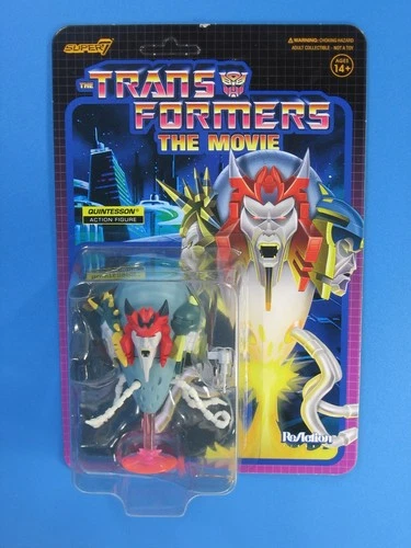 Transformers The Movie Quintesson 4" Action Figure 2022 MOC Reaction Super 7