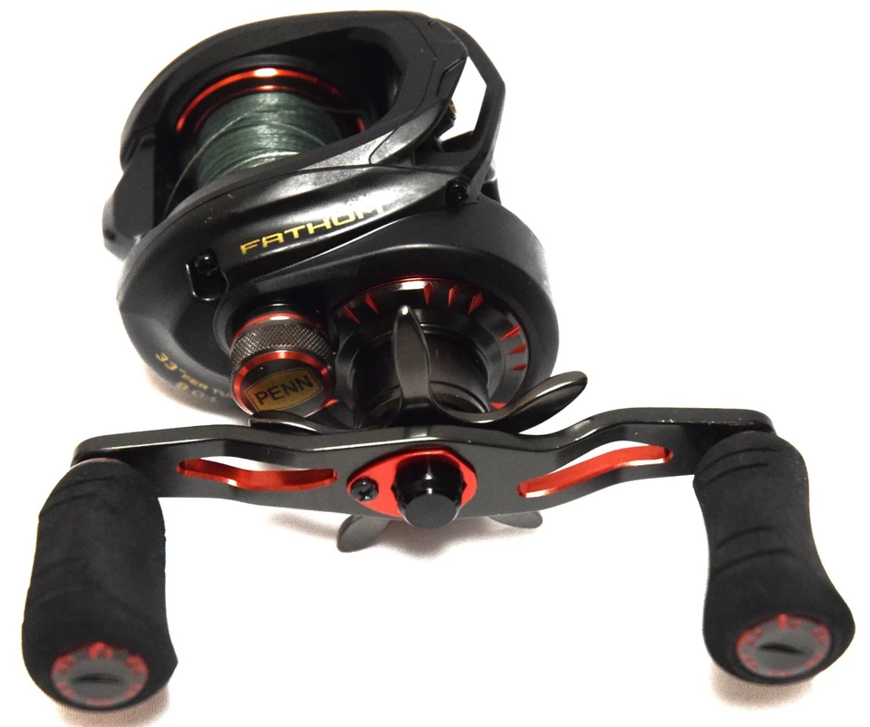 Penn Fathom FTH200LPHS Low Profile High Speed Baitcast Reel - Image 3 of 4
