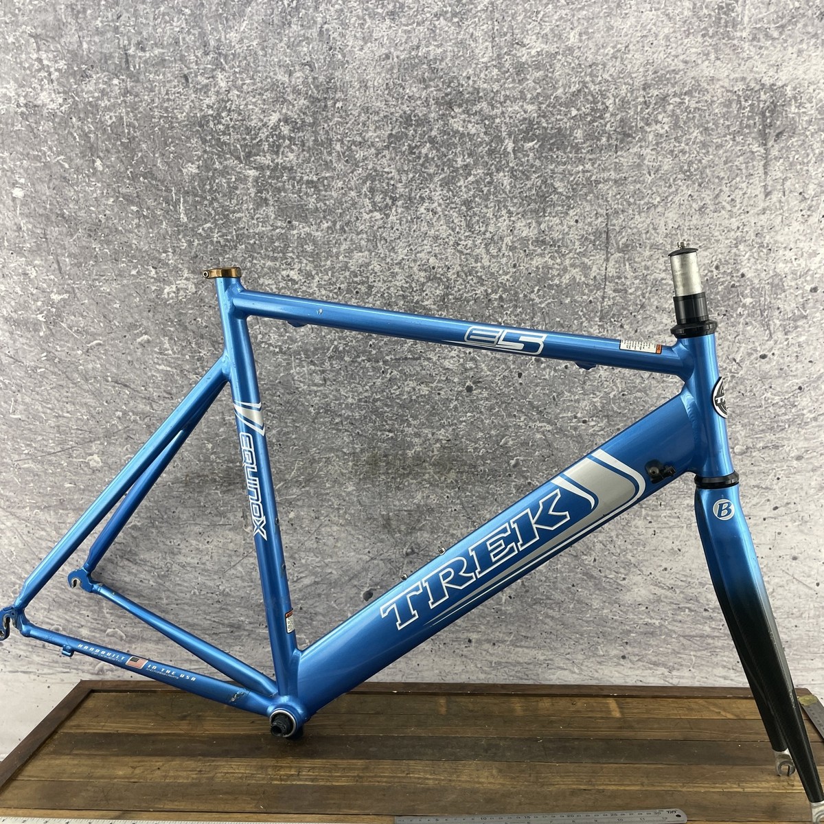 Vintage Trek Equinox E5 Road Bike Frame 69cm Alloy Carbon Fork USA