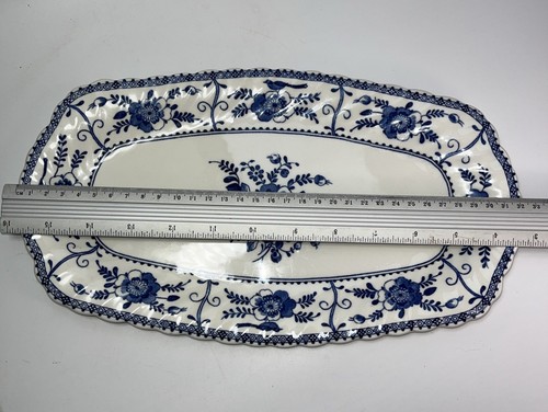 2 X Johnson Brothers Indies Sandwich Platter 32 x 18 cm - Picture 11 of 12