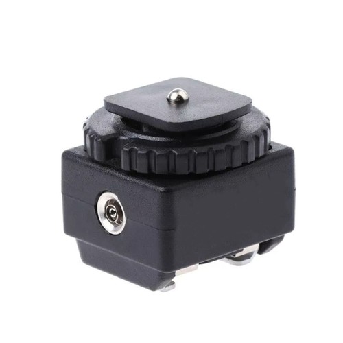 Flash to Camera Hot Shoe Converter Adapter PC Sync Socket For Nikon For Canon - Picture 3 of 6