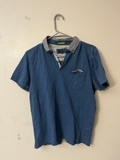 Ted Baker London Mens Pocket Blue Short Sleeve Polo Shirt Size 4